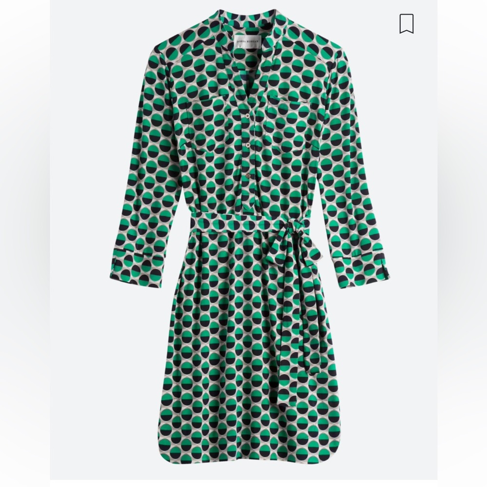 Donna Morgan Retro Patterned Dress Size 2